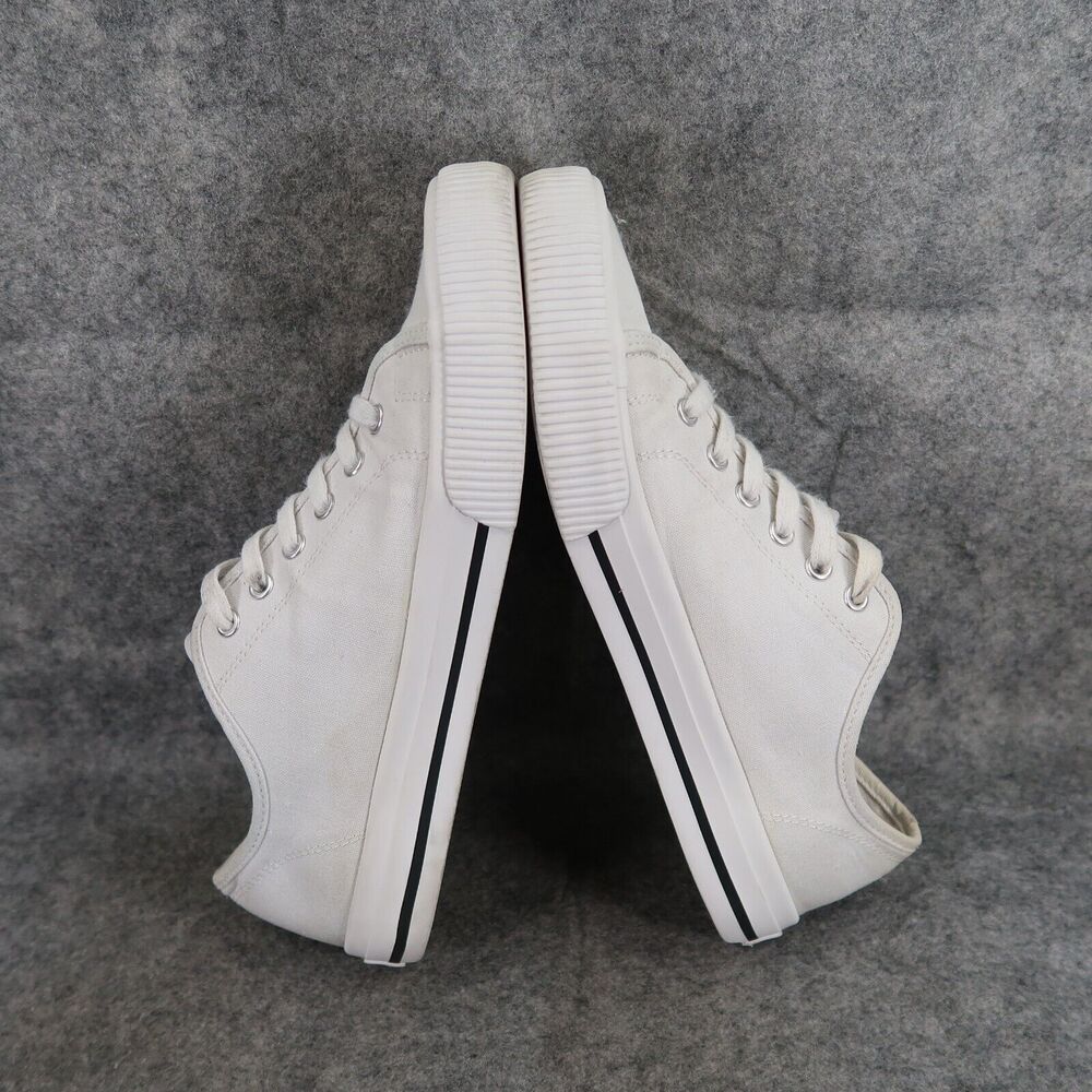 Hurley Shoes Womens 9 Sneakers Casual Canvas Lace Up Ceta Skater Lifestyle White - Picture 8 of 12